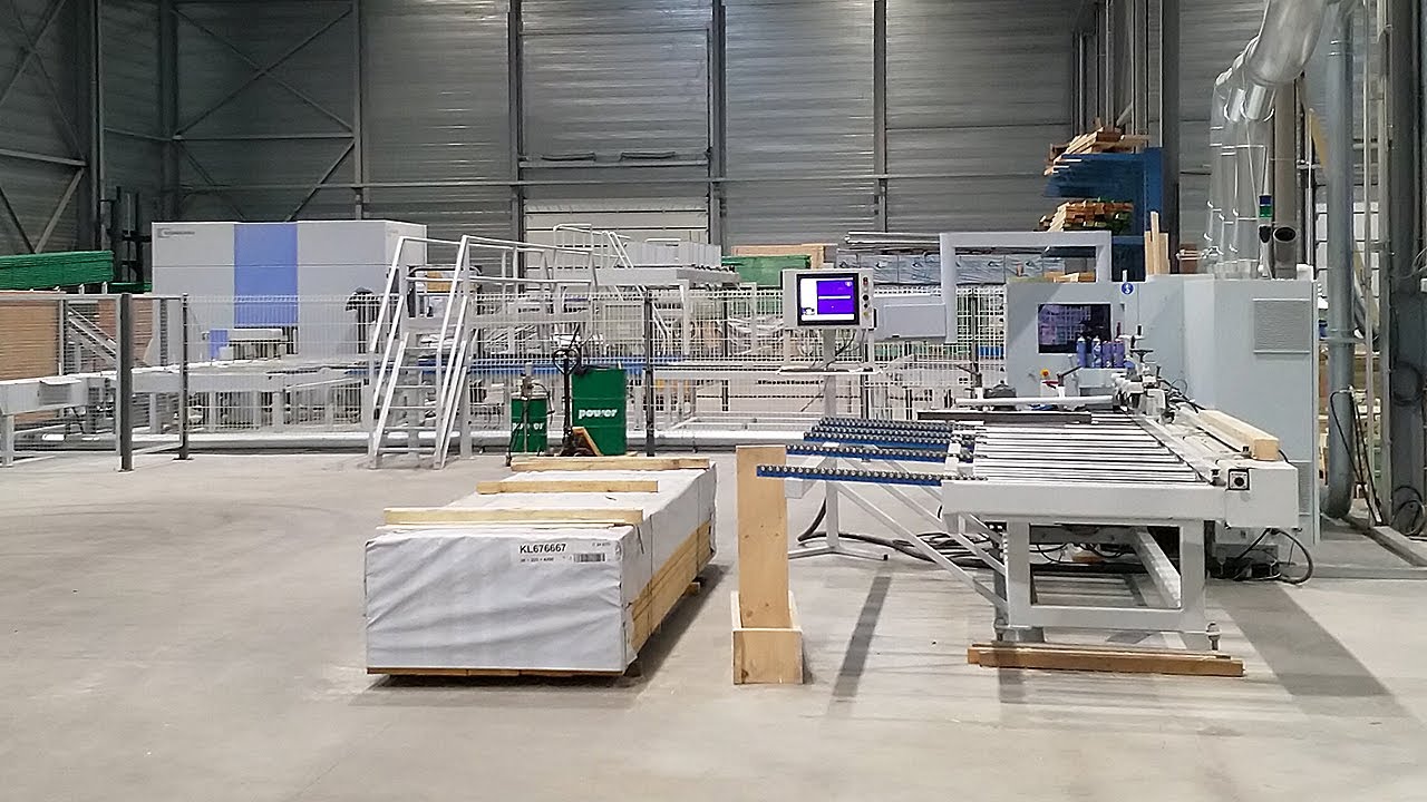 HOMAG MOULDTEQ M-300 & WEINMANN BEAMTEQ B-560 im Verbund beim Fertighausspezialist Kijk & Bouw