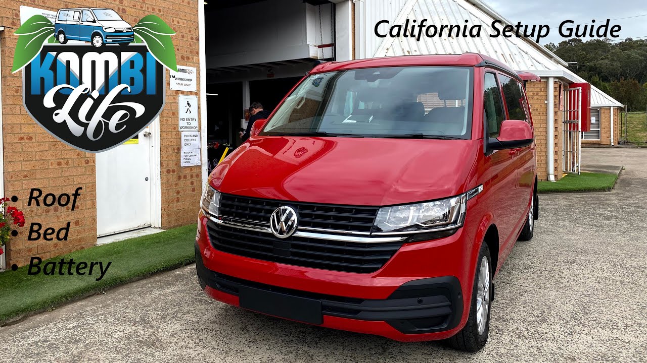 VW California Operational Guide (Downstairs Bed, Electric Roof,  Battery System)