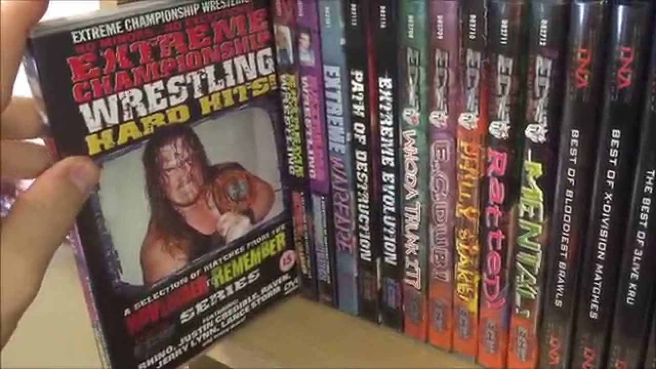 My TNA,ECW & More Wrestling DVD & Bluray Collection 2015