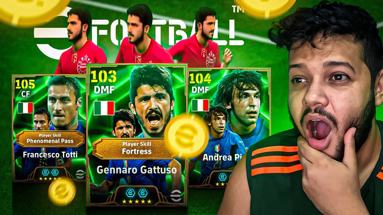 12 MIL MOEDAS em busca do Gattuso e isso aconteceu… 😱Efootball Mobile