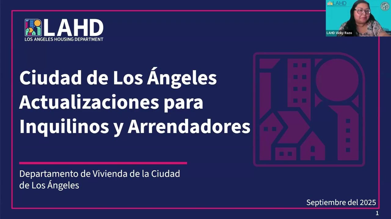 Para inquilinos - Actualizaciones sobre las Protecciones para Inquilinos de la Ciudad de Los Ángeles