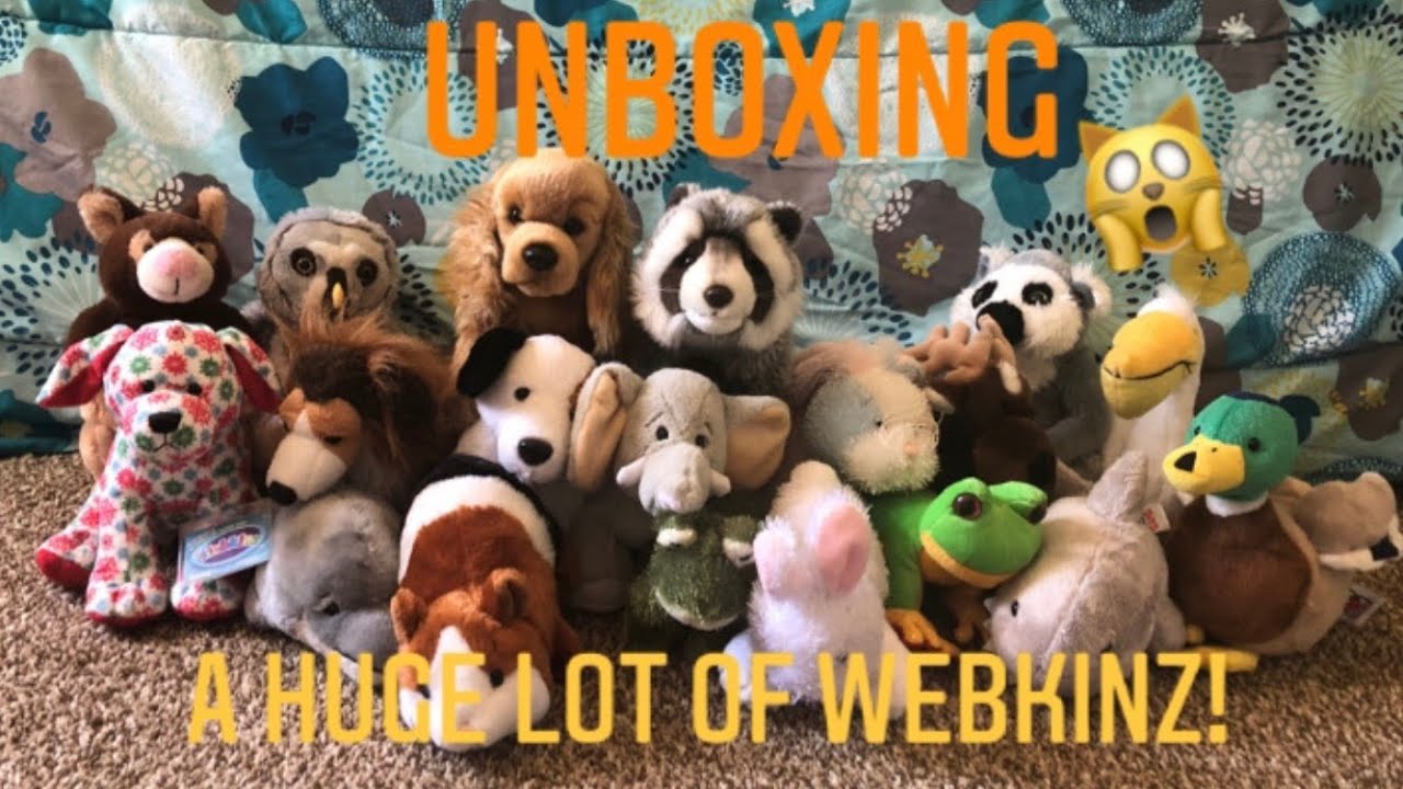 💛Unboxing A Huge Lot Of Webkinz🧡| Swirly Curl