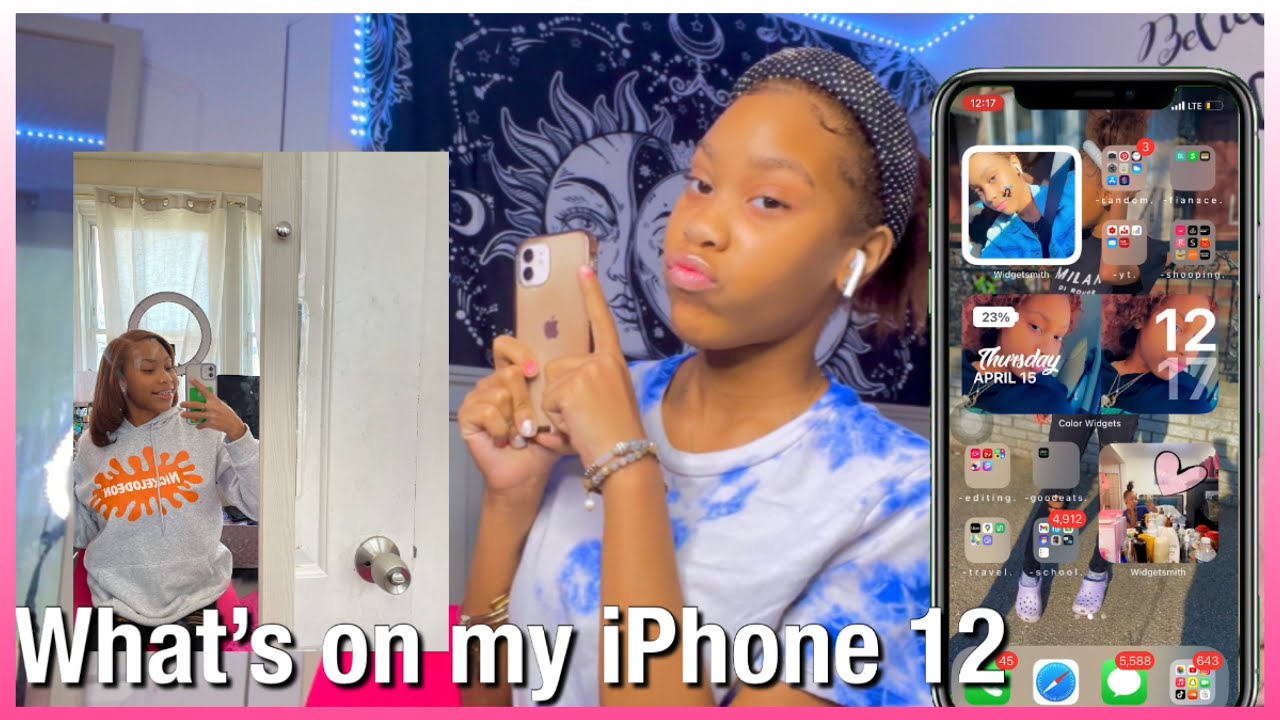 What’s On My iPhone 12 (white) + Apps | Use To Edit 📲🤍