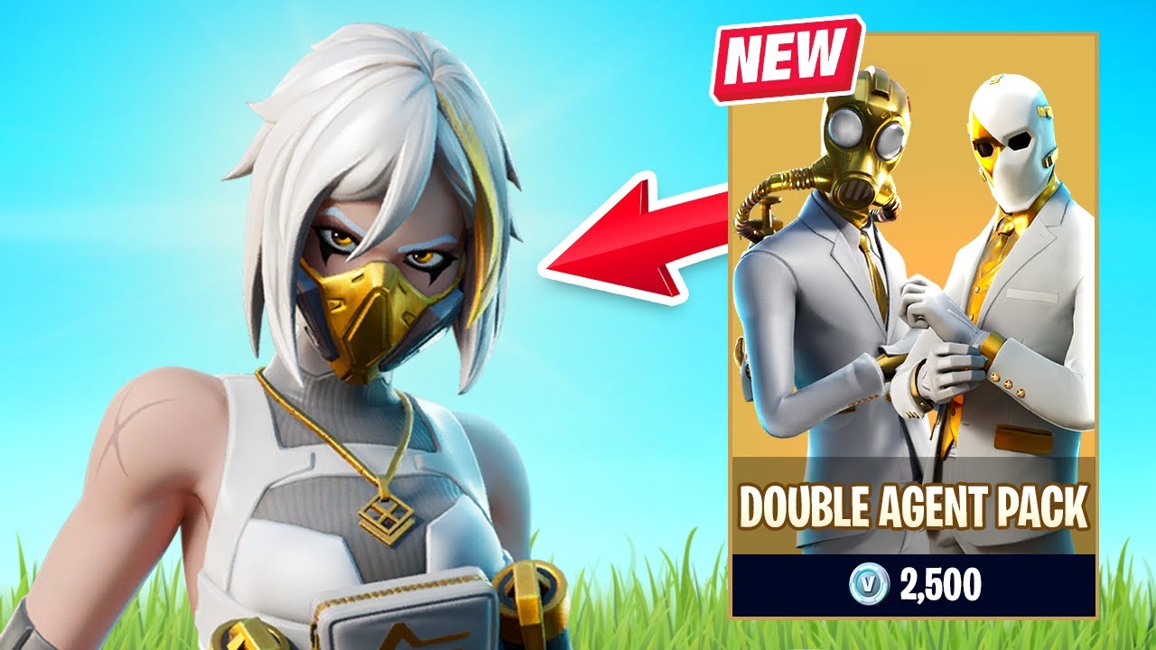 NEW DOUBLE AGENT PACK Gameplay in FORTNITE!