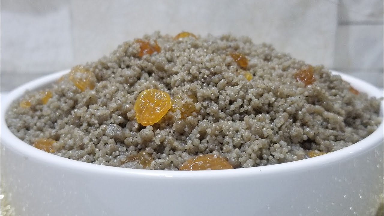 Couscous de mil pour dêguê. Billes de mil.