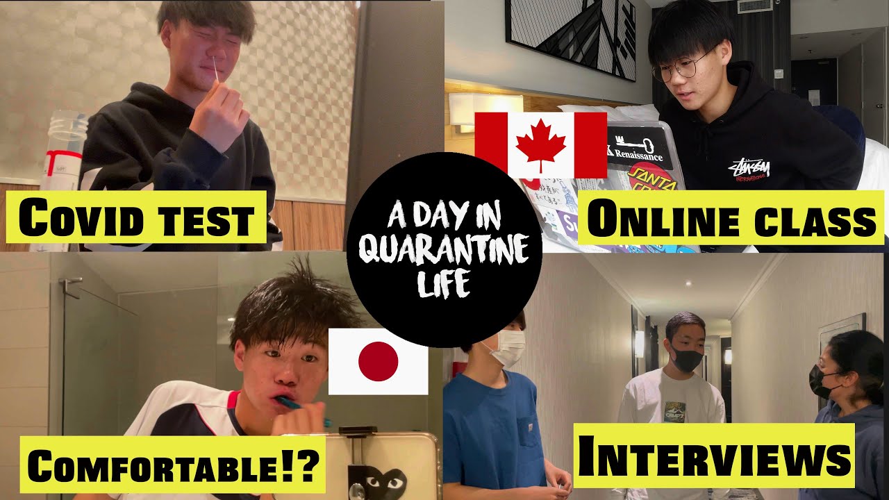 A day of Quarantine in Canada 【Vlog】【カナダ留学】