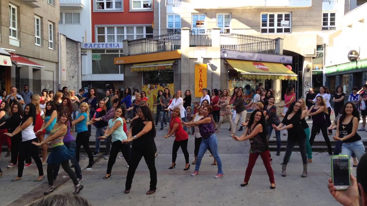 Flashmob Oriental y Bollywood Coruña 05/10/2013.