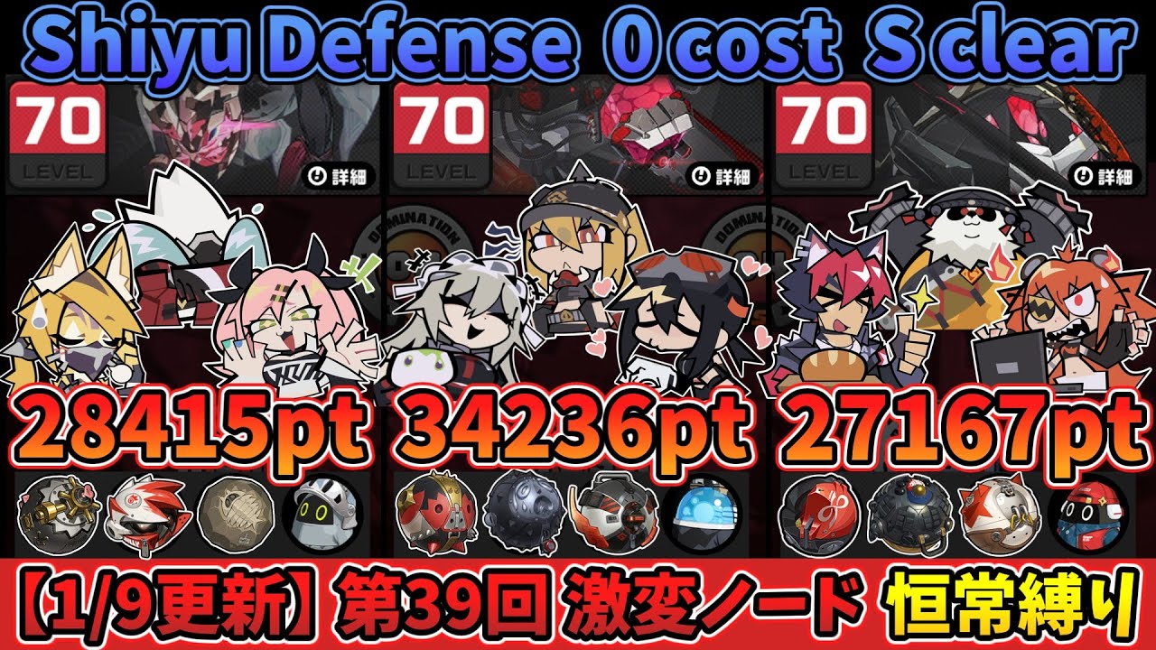 【ゼンゼロ】第39回 激変ノード5 恒常縛り 89818pt｜39th Shiyu Defense Critical 5 0cost 89k【ゼンレスゾーンゼロ】【ZZZ】