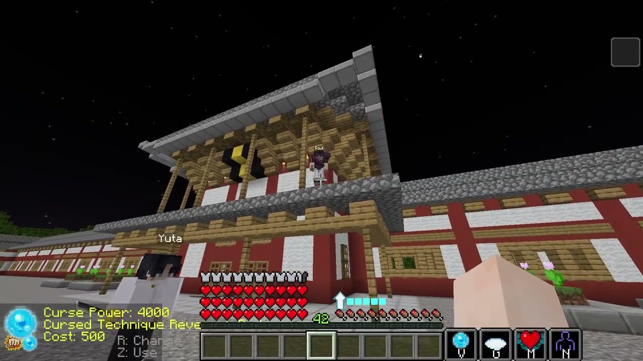 Birth to GOJO in Minecraft!