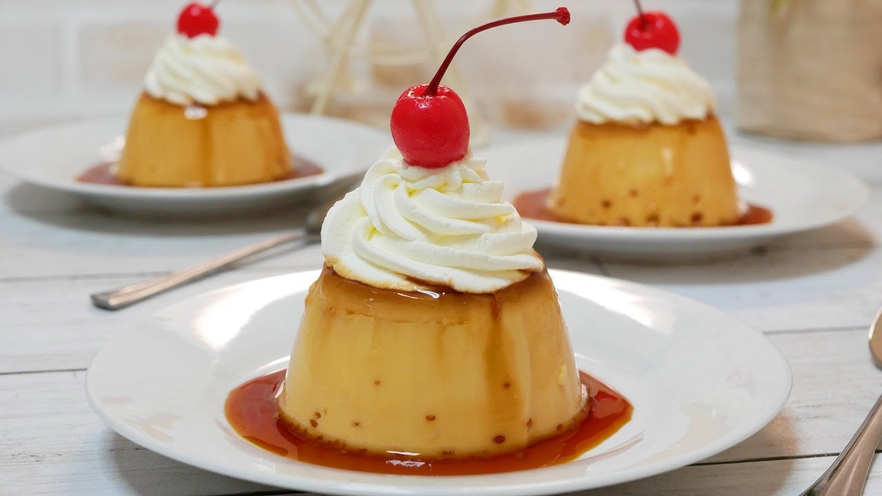 しっかりなのにプルプルな基本のプリン【子供の頃に母と行ったレストランのなつかしいプリン】 How to make a nostalgic basic pudding
