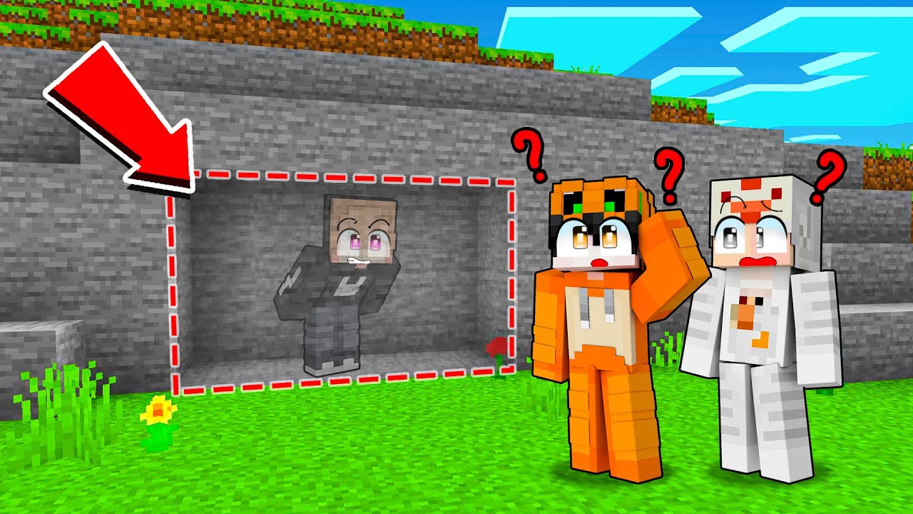 AKU MEMBUAT TEMPAT PALING RAHASIA AGAR TEMANKU GAK MENEMUKANKU DI MINECRAFT!!