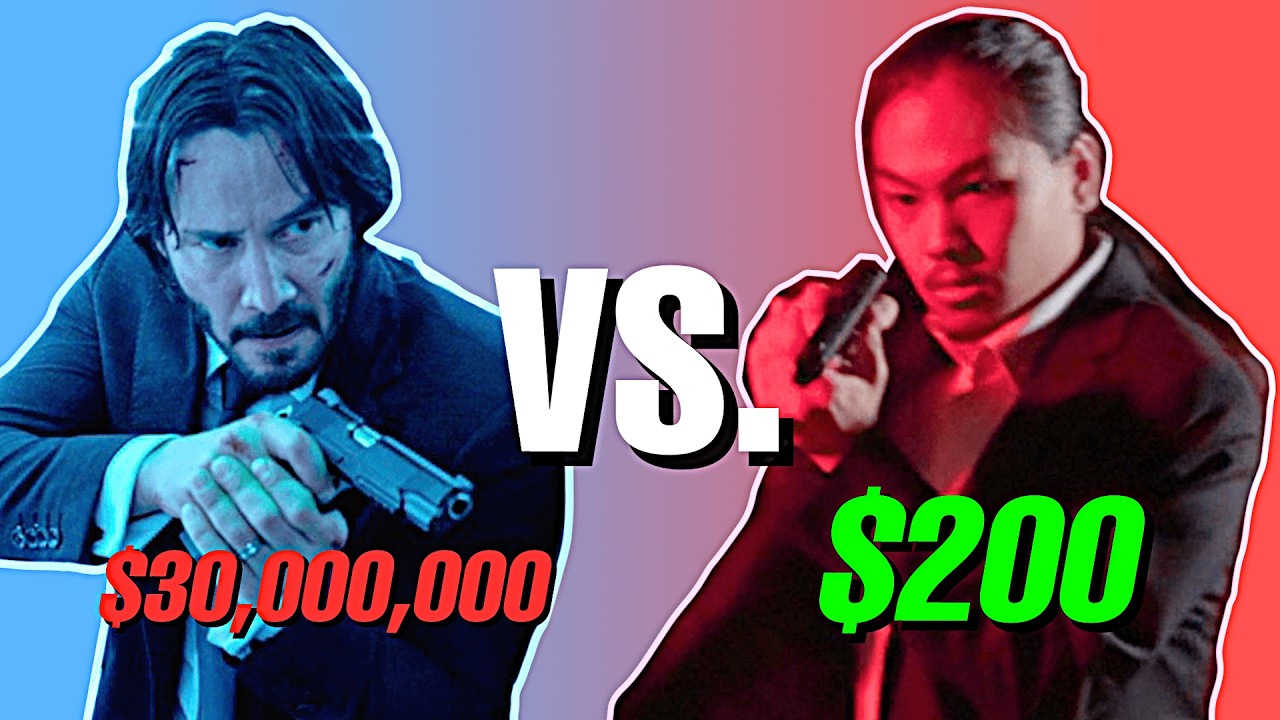 How To Shoot a JOHN WICK Style Fight Scene - Low Budget Action Filmmaking