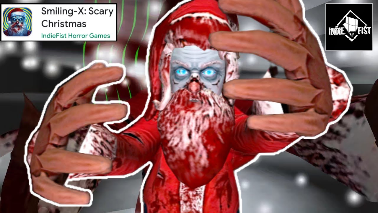 Smiling X Corp Scary Santa