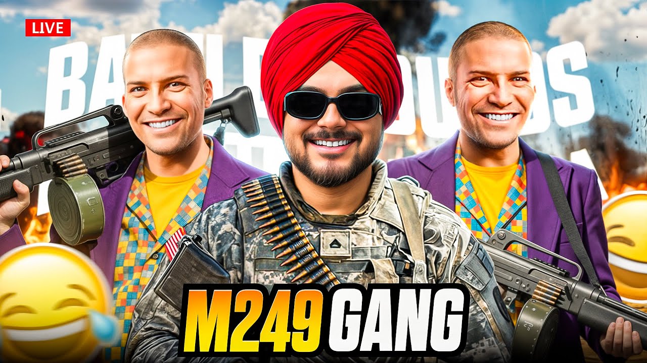 M249 GANG DOMINATING IN CONQUEROR LOBBY LIVE