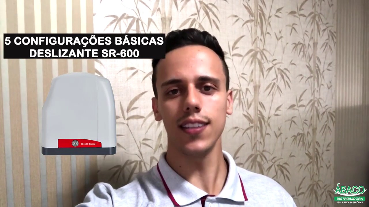 5 CONFIGURAÇÕES BÁSICAS MOTOR DESLIZANTE SR 600 PECCININ