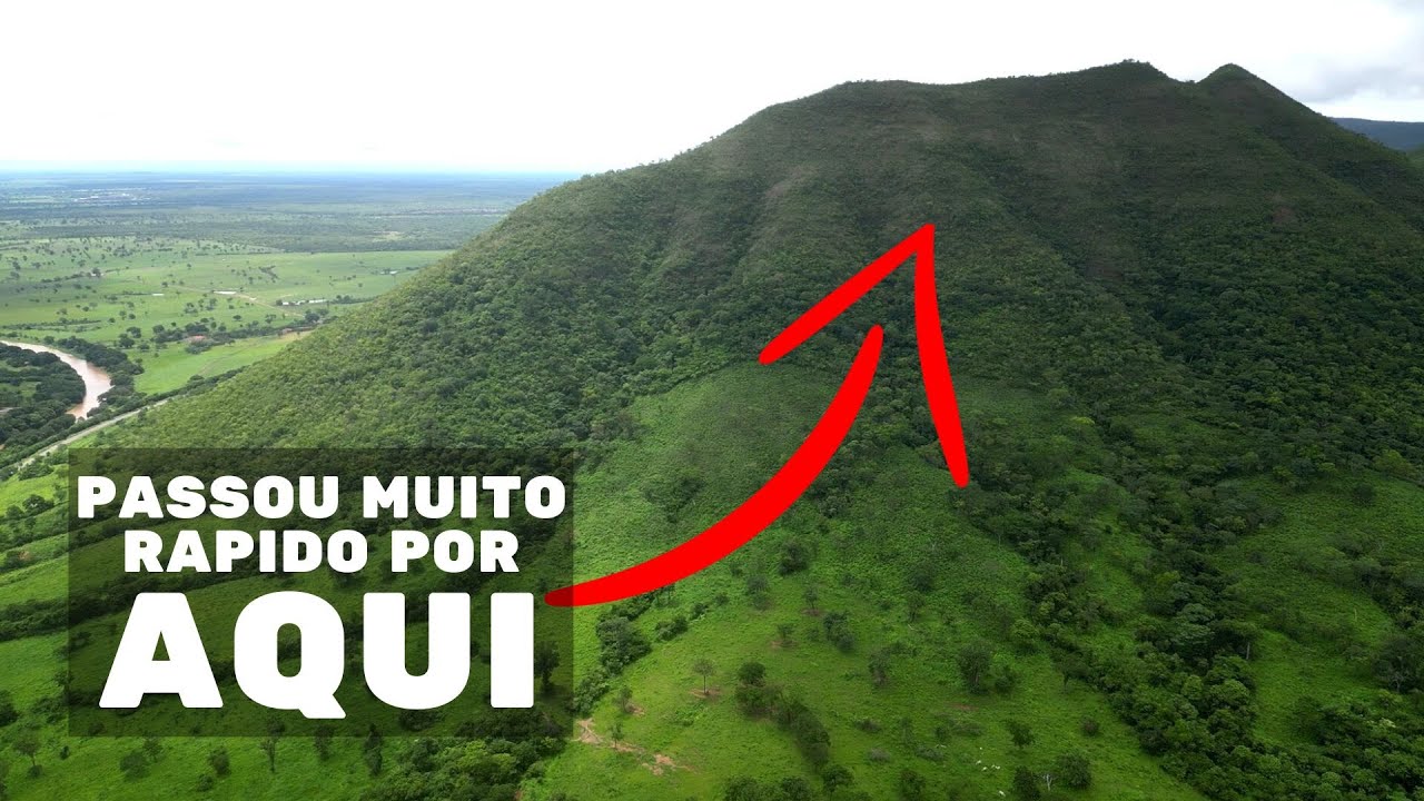 Drone filma algo inesperado na montanha