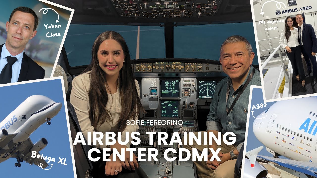 ¡ME DEJARON VOLAR un SIMULADOR del A320! VISITANDO AIRBUS TRAINING CENTER CDMX