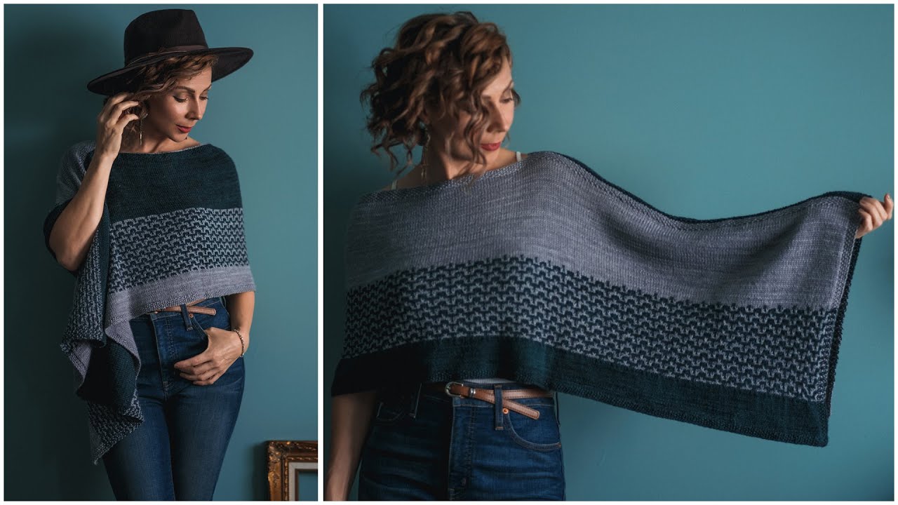 How to Knit a Gorgeous Colorwork Poncho! 