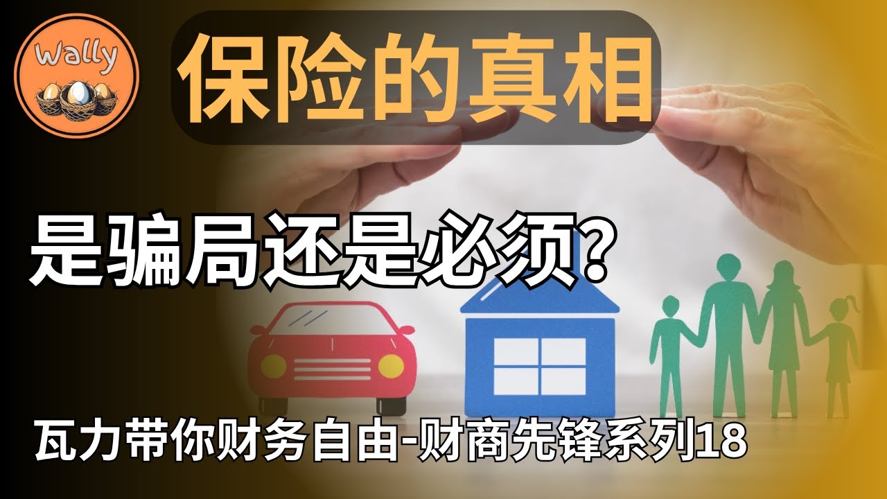 保险的真相: 是骗局还是必须？| 别再被销售骗了！搞懂保险的3大功能 | 保险只买纯保障，普通人实现FIRE，必须买齐的4大刚需保险