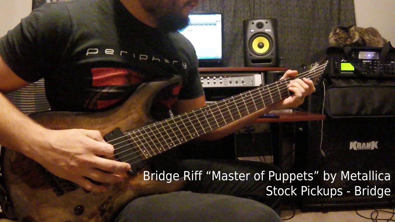Pickup Comparison - Fishman Fluence Tosin Abasi vs. stock Legator (with AXE FX patches)