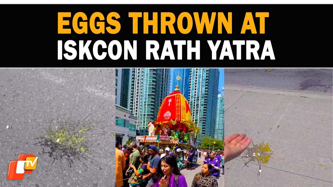 Eggs Thrown At Rath Yatra Procession Organised By ISKCON In Canada
