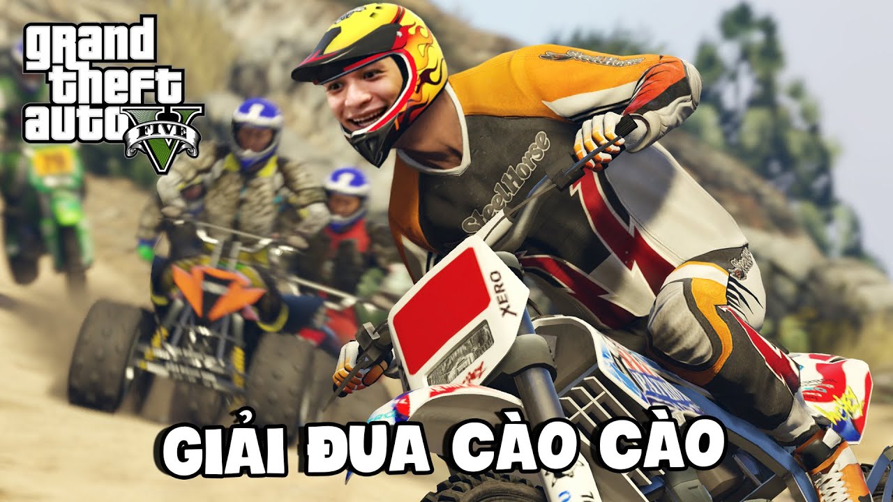 (GTA V) Giải đua xe cào cào trên núi và pha chạy cảnh sát đi vào lòng đất.