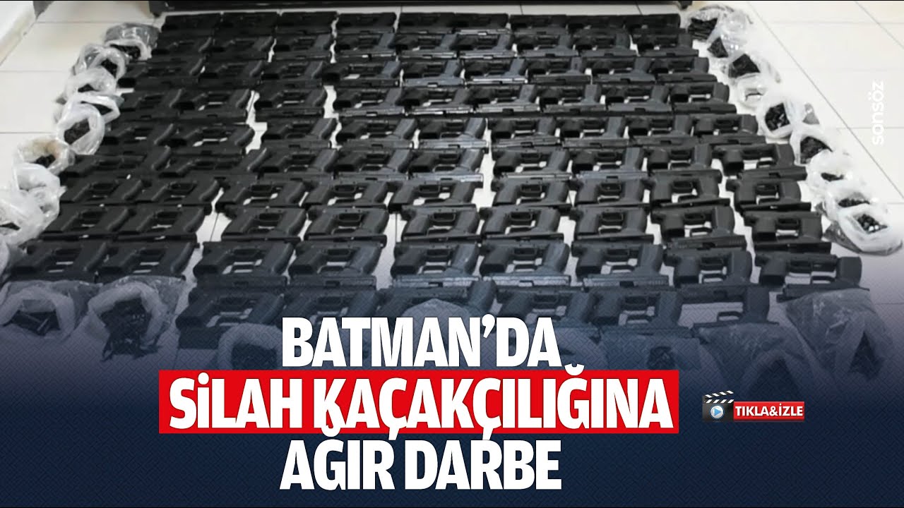 Batman’da silah kaçakçılığına ağır darbe
