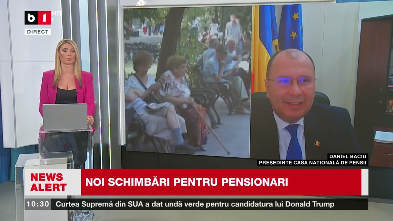 D. BACIU, PREȘ. CASA DE PENSII, EXPLICAȚII ȘI EXEMPLE DESPRE CUANTUMUL PENSIILOR_Știri B1TV_5 mar.