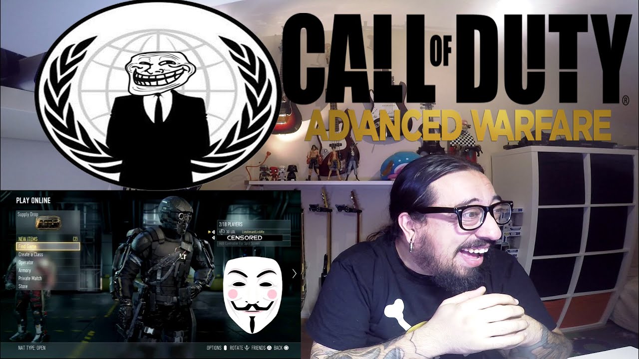 ANONYMOUS HACKER TROLLING EPISODE 4 (Advanced Warfare) REACTION