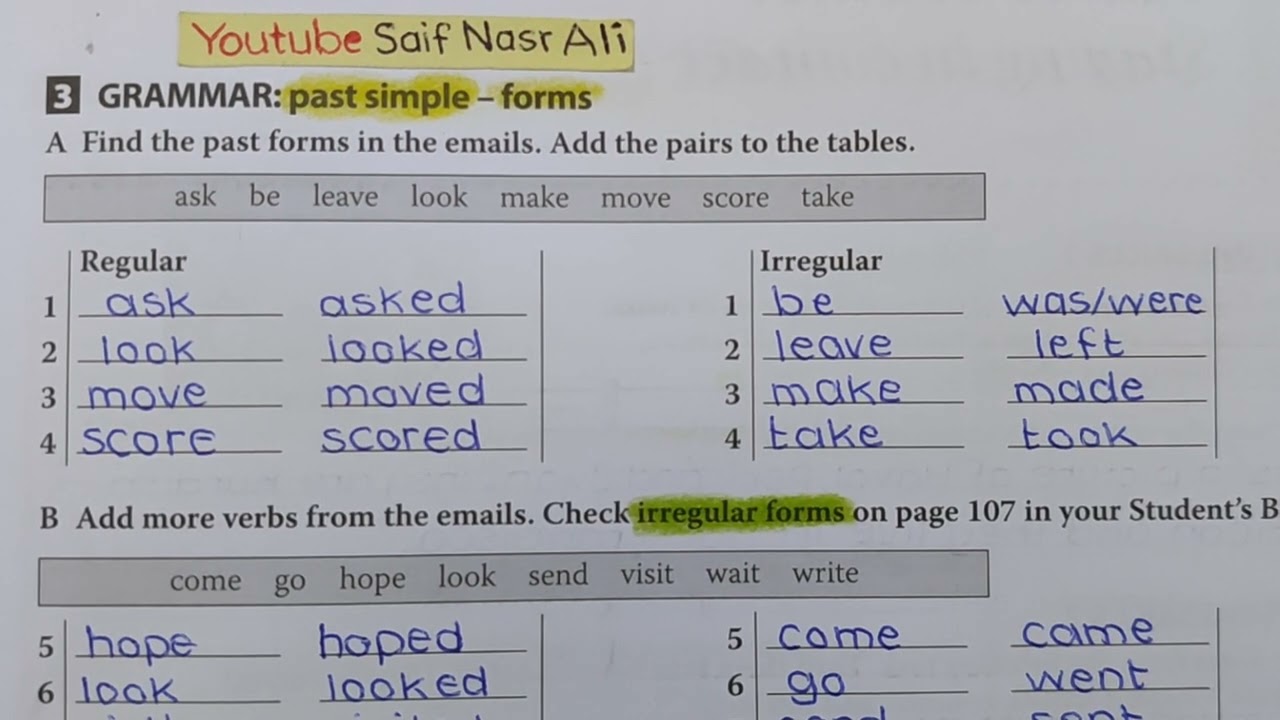 Sunrise 10 AB Unit 1 Lesson 3 & 4ئینگلیزی پۆلی دەیەم