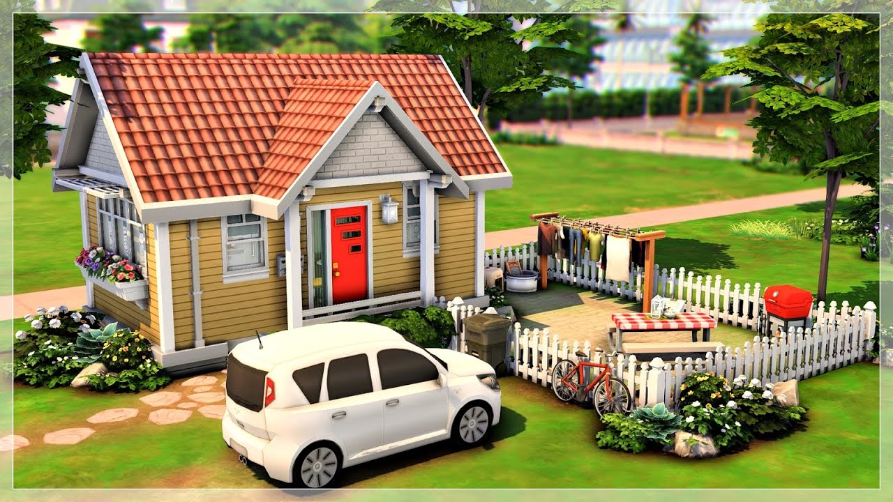 BASIC MICRO HOME 📌  | The Sims 4 Speedbuild | No CC