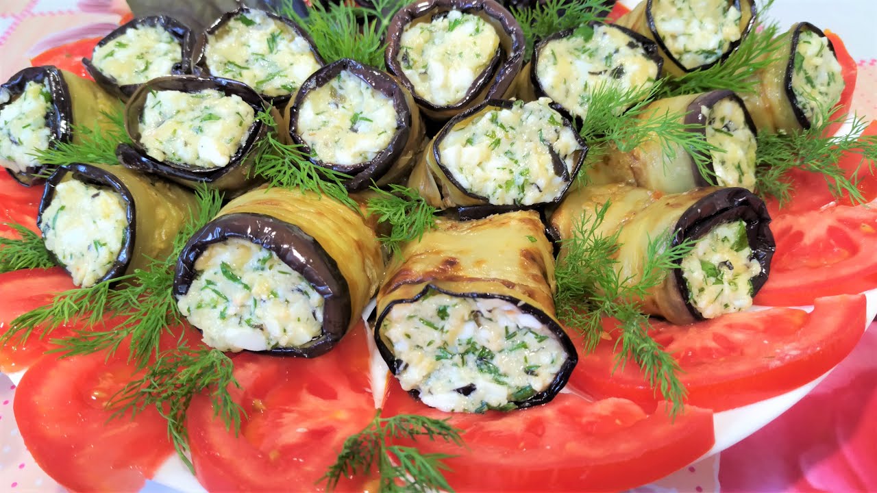 Королевские Рулеты из Баклажанов! Начинка Тает во Рту! Закуска Отменная !