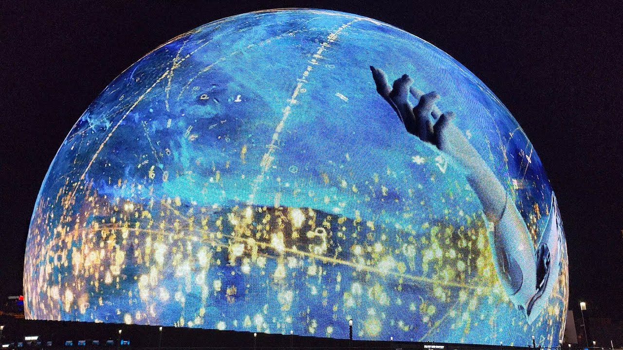 Latest Images on the Magnificent MSG Sphere, Las Vegas