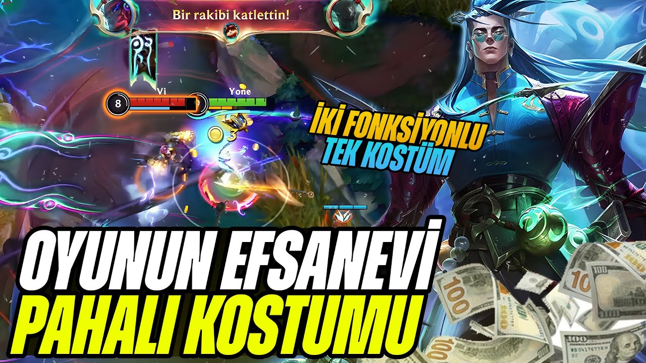 OYUNUN EN DEĞERLİ KOSTÜMÜ | ÇİFT FONKSİYONLU TEK KOSTÜM | İBLİS KATİLİ YONE - Wild Rift