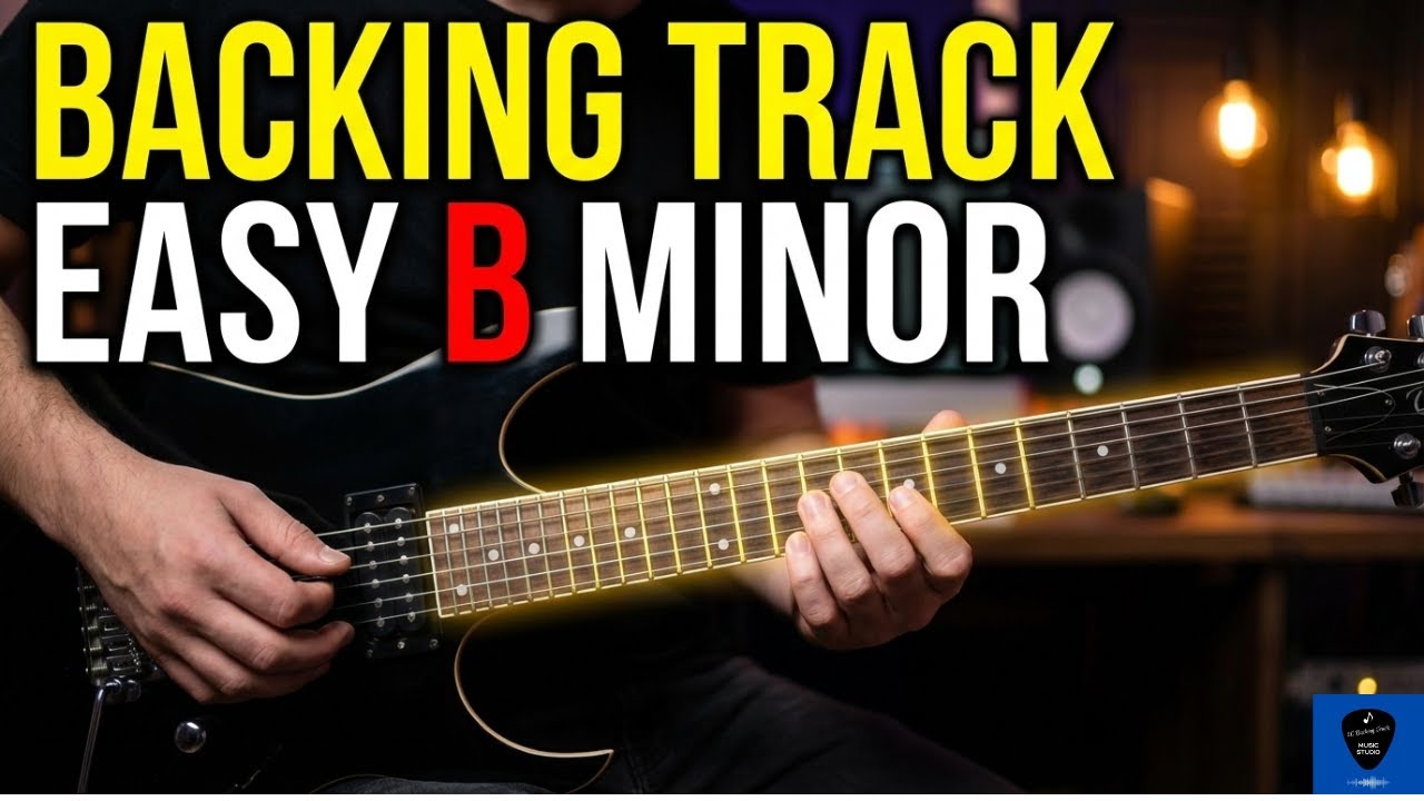 Easy B minor backing track