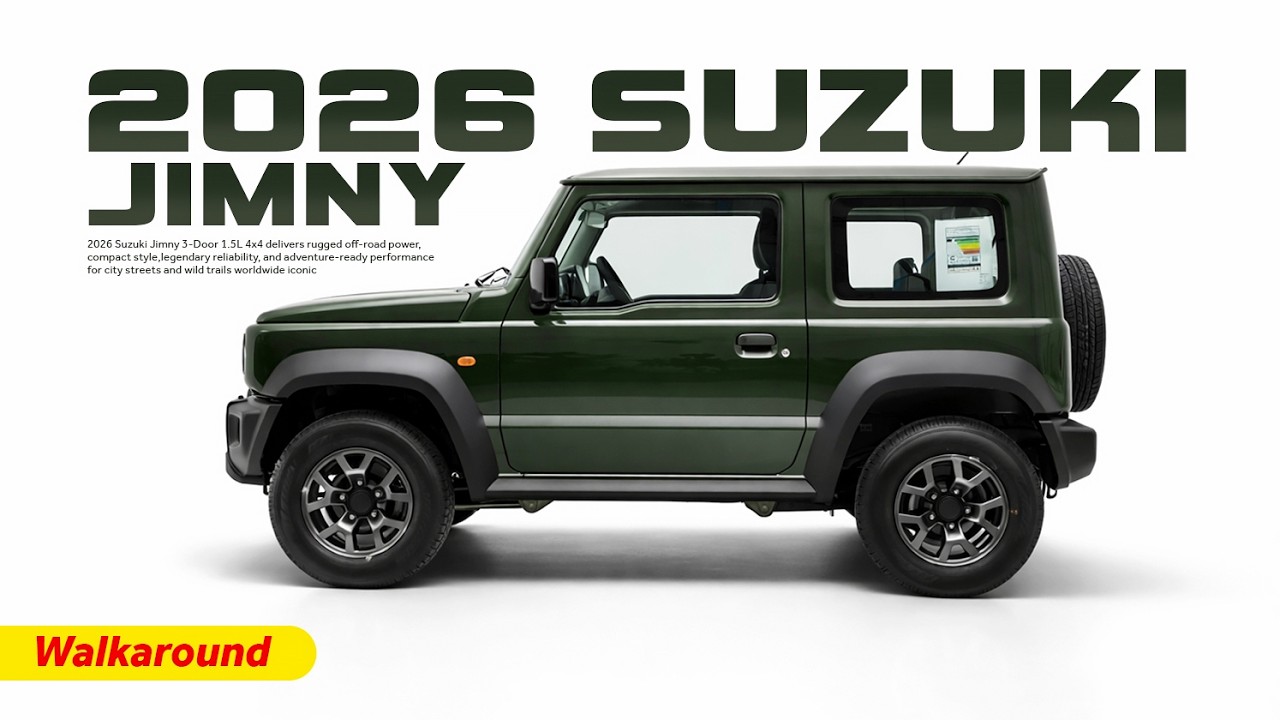 2026 New Suzuki Jimny 3-Door 4x4 Review Interior Exterior Details | With Price