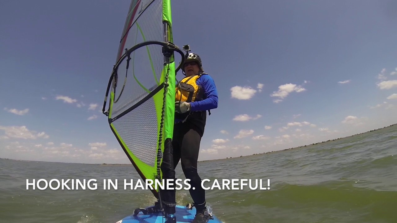 Tom Learning to Windsurf, Day 7, May 17, 2017