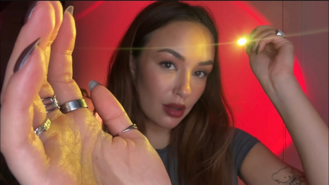 [ASMR] a closed eye cranial nerve exam 👀❌