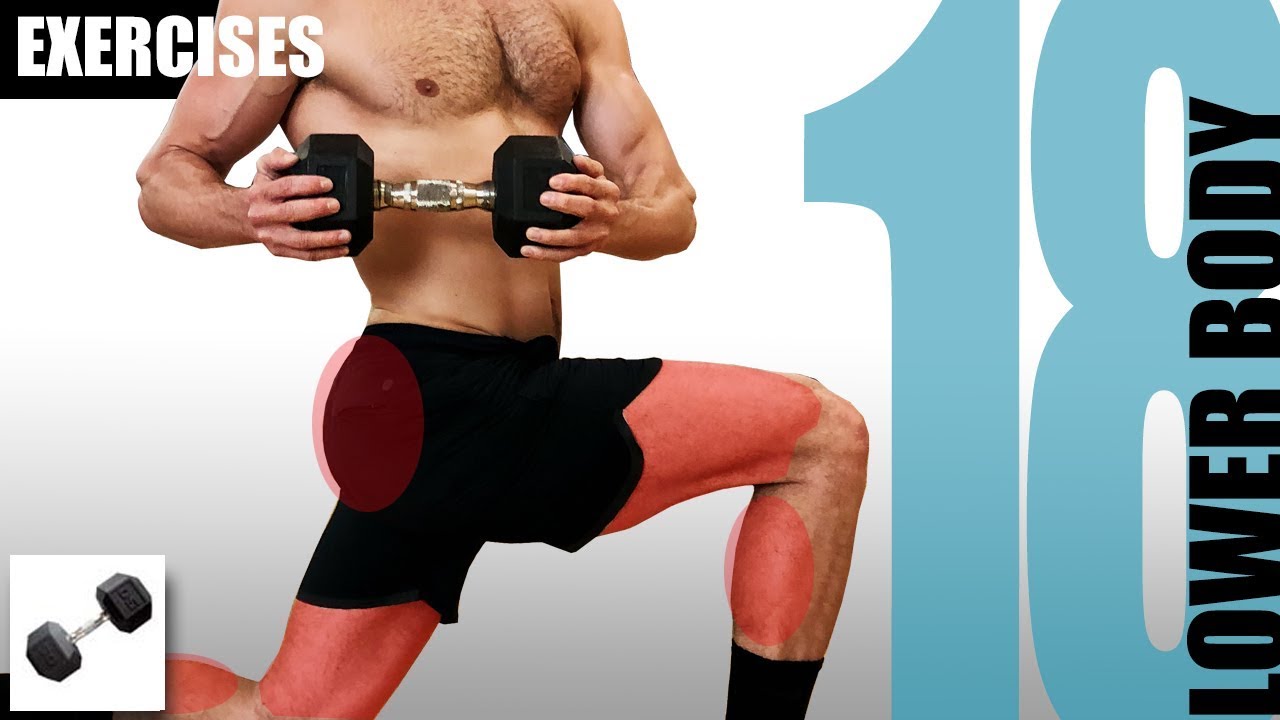 18 LOWER BODY EXERCISES YOU CAN DO WITH JUST ONE DUMBBELL