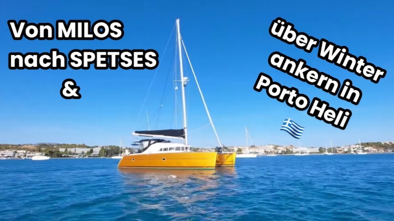 Ankern über Winter in Porto Heli (GR) mit Besichtigung eines gruseligen Schiffswracks #feeling55