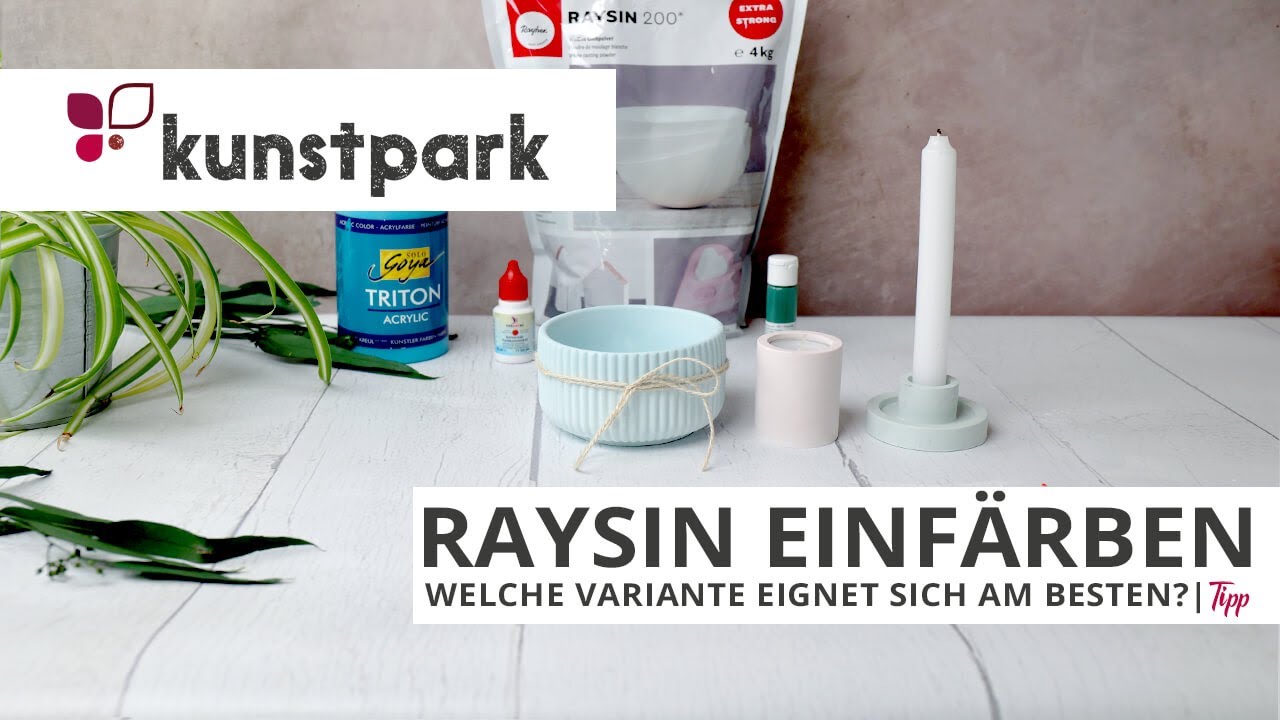 Raysin & Keraflott einfärben - mit Farbpigmenten, Acrylfarbe oder wie? 🧐