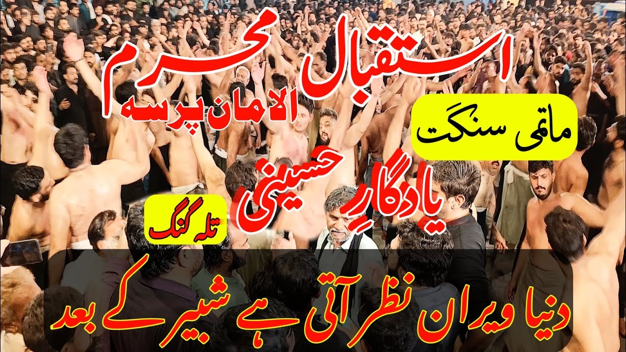 istaqbal Muharram | Matami Sangat | Yadgar Hussani Talagang imambagah Bostan E Zahra Faisalabad 2025