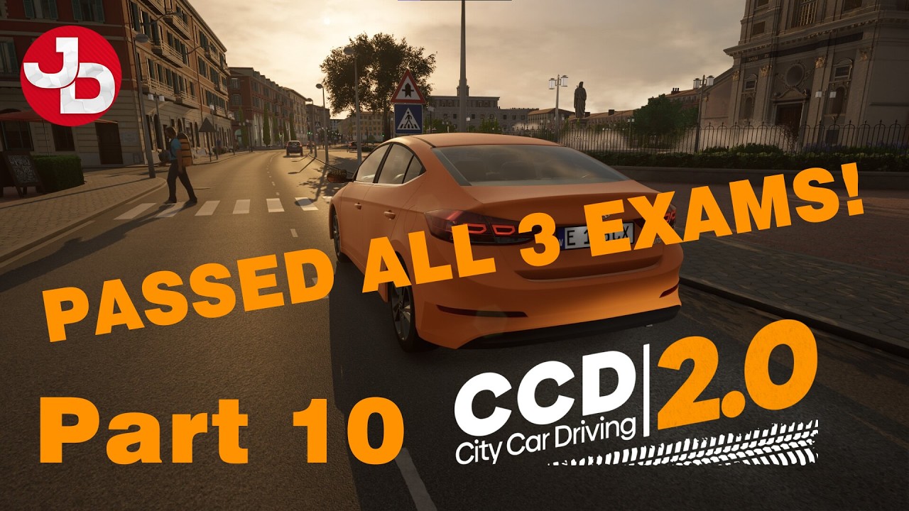 WE PASSED ALL 3 DRIVING EXAMS!  | City Car Driving 2.0 | PC Gameplay