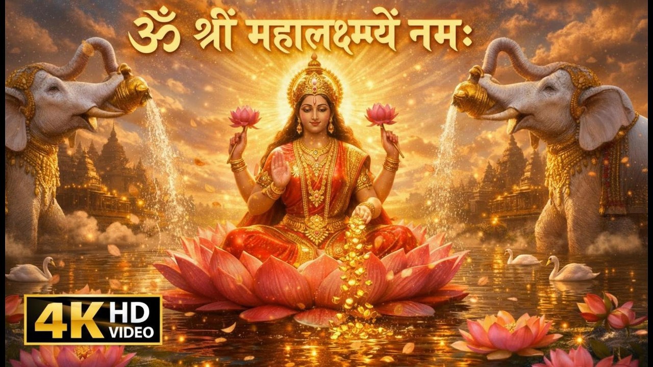 🌺 Divine Lakshmi Dhyan Mantra – Invoke Wealth, Peace & Prosperity 🌺 लक्ष्मी ध्यान मंत्र Meditation 🌺