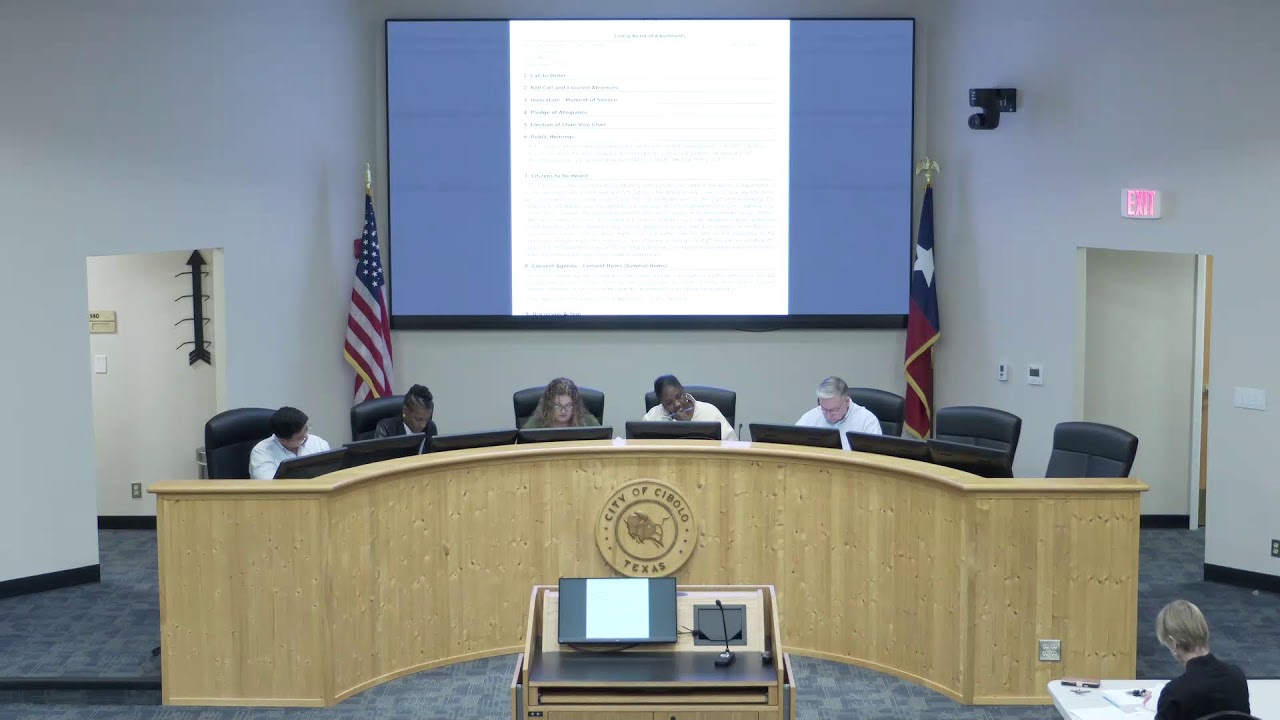 City of Cibolo Board of Adjustment - February 5, 2026