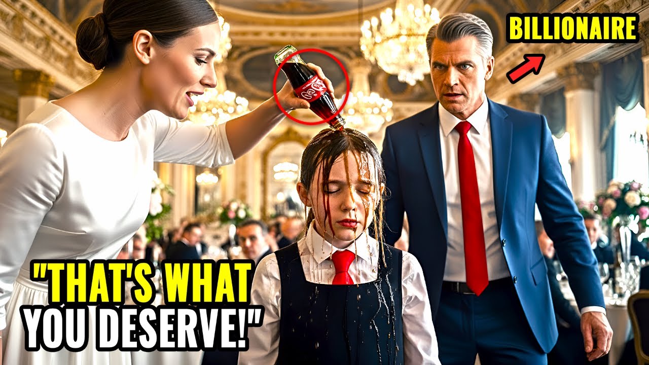 Billionaire Saw His Wife Throw Coca-Cola on Their Maid’s Daughter — His Reaction Changed Everything