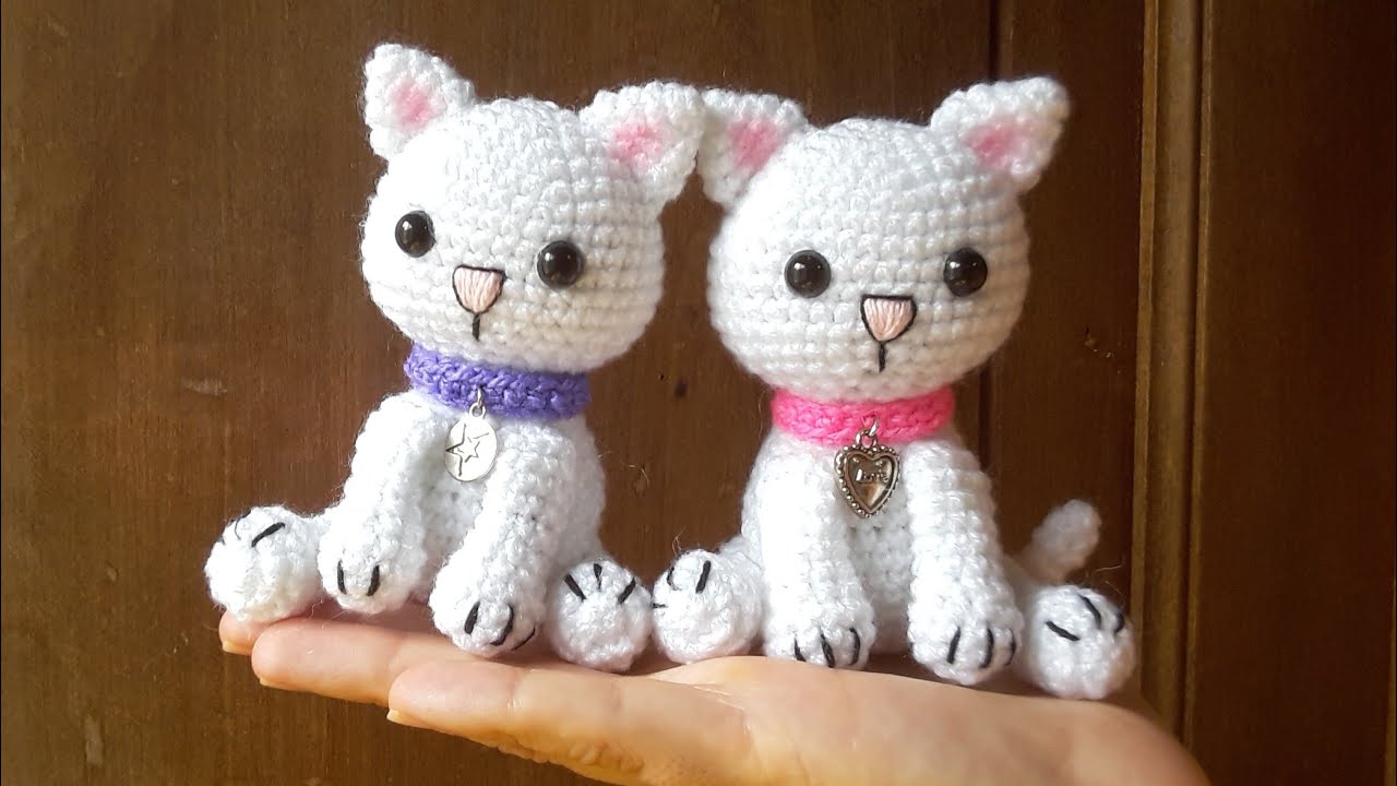 GATITO AMIGURUMI. Parte 5 ♡. Tutorial. PASO A PASO.