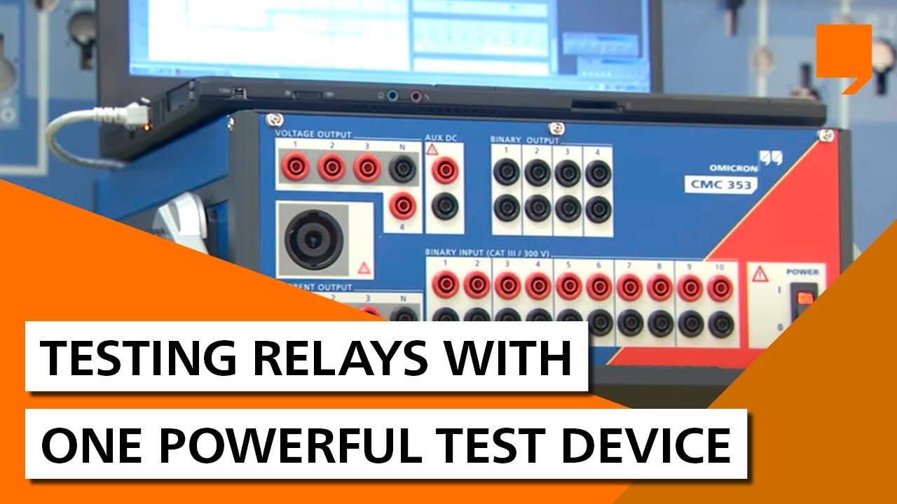 Testing relays with one small, powerful and light-weight test device