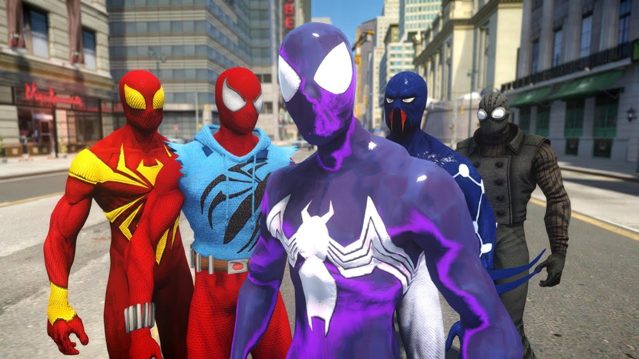 Spiderman Costume Pack - 6 Spider-man Suit