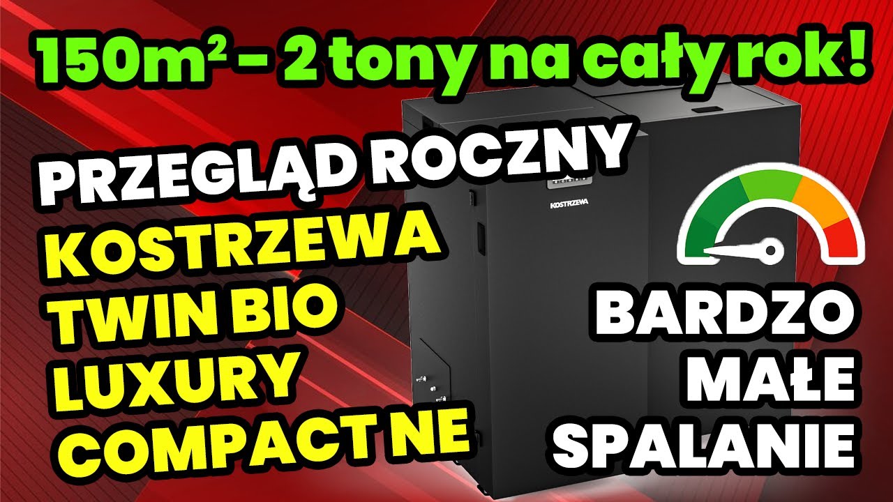 Przegląd roczny kotła Kostrzewa Twin Bio Luxury Compact – Sprawdź spalanie! - odc.284 Dobrekotly.pl